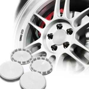 Enkei RPF1 Compatible Blank Center Caps White