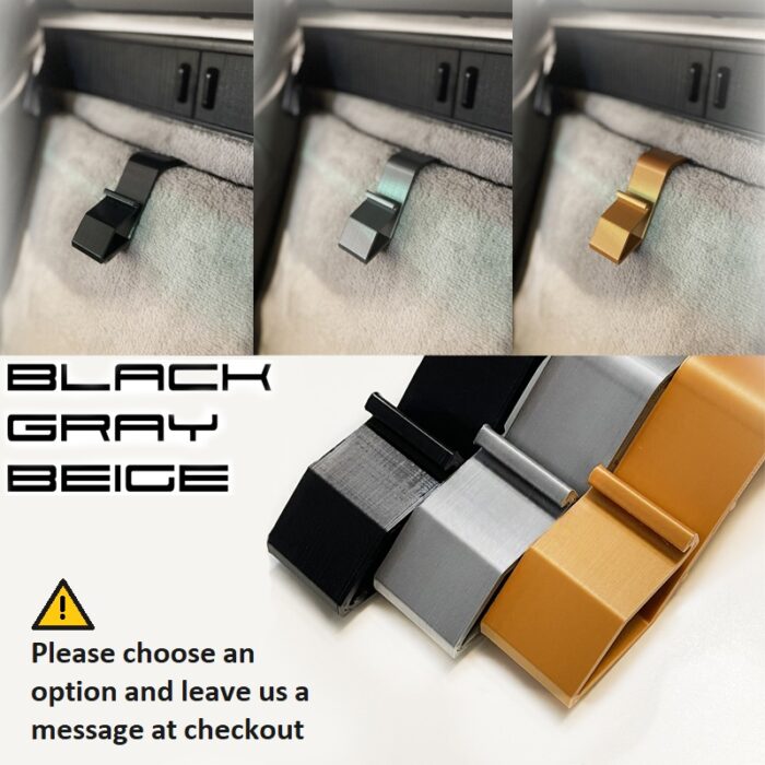 Porsche 986 987 Boxster Center Console Armrest Hat Hook Interior Accessory Black Graphite Grey Savannah Beige