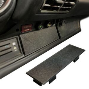 Porsche 911 Radio Delete Block-Off Faceplate for 1973-1989 G-body Aircooled