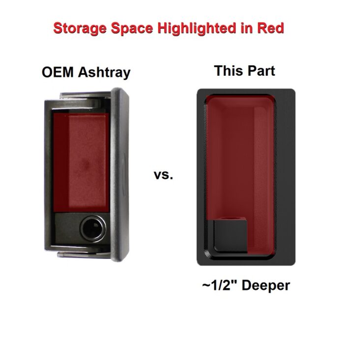 Porsche 986 996 Boxster 911 Carrera Ashtray Delete Cubby Storage Insert Black Graphite Grey Savannah Beige