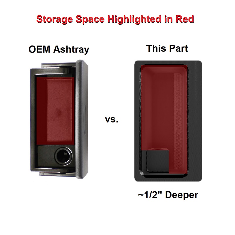 Porsche 986 996 Boxster 911 Carrera Ashtray Delete Cubby Storage Insert Black Graphite Grey Savannah Beige