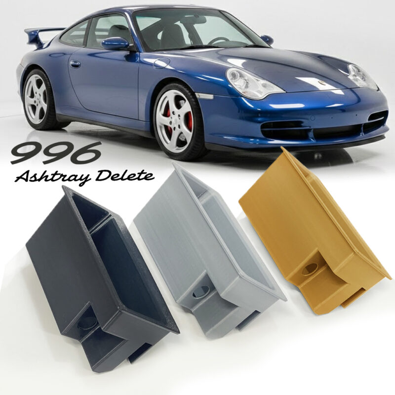 Porsche 986 996 Boxster 911 Carrera Ashtray Delete Cubby Storage Insert Black Graphite Grey Savannah Beige