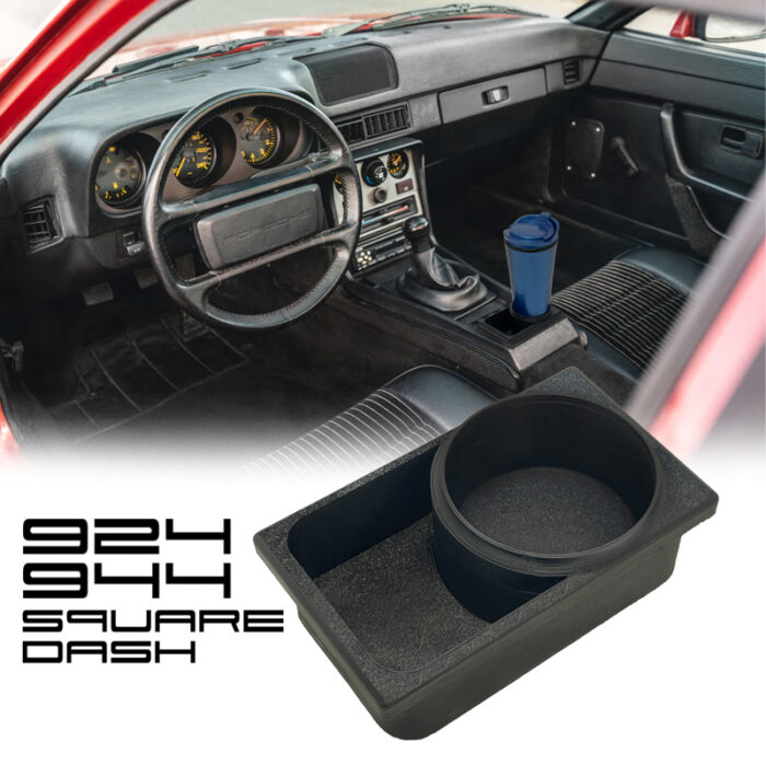 Porsche 924 944 Square Dash Cup Holder Ashtray Delete Storage Cubby