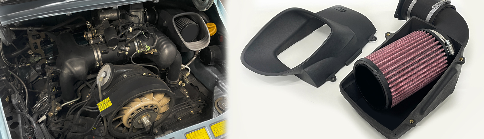 Aircooled Porsche 3.2 3.6 IceBox Cold Air Intake System
