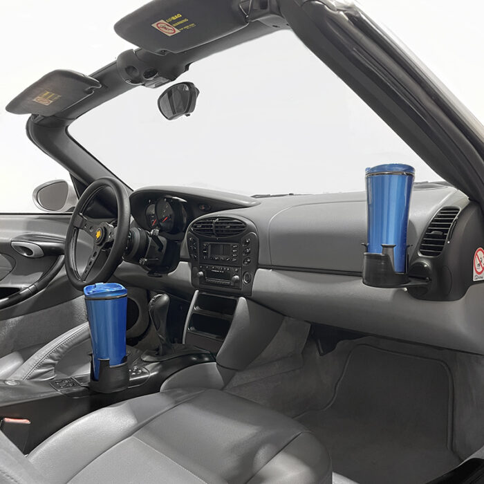 Porsche 986 996 Boxster 911 Carrera Driver and Passenger Side Cup Holder Set Ashtray Delete Cubby Insert